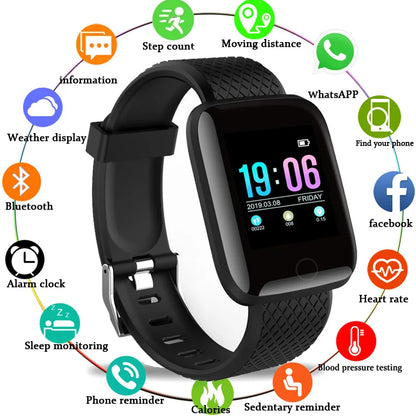 D13 Smart Watch Men Women Blood Pressure Waterproof Ip67 Smartwatch Heart Rate Monitor Fitness Tracker Watch for Android IOS