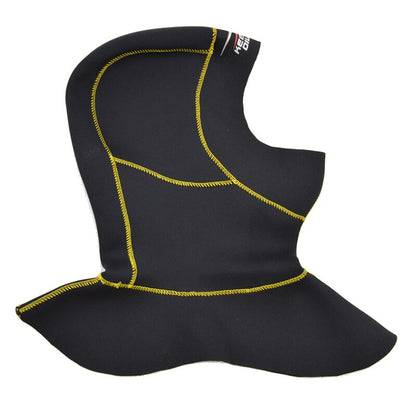 3MM Neoprene Diving Hoods Cap Hat Women Men Winter Snorkel Wetsuit Warm Head Cover Bibbed Long to Shoulder Scuba Hoodies Black