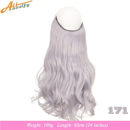 Synthetic No Clip Artificial Hair