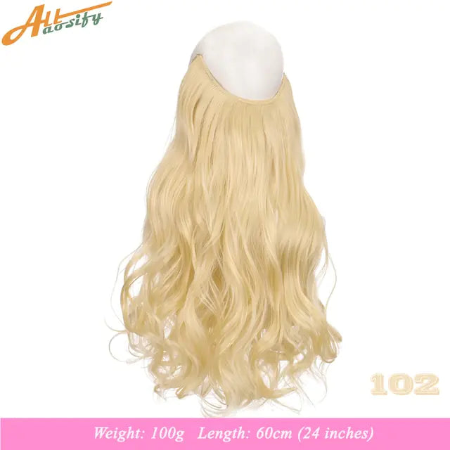 Synthetic No Clip Artificial Hair