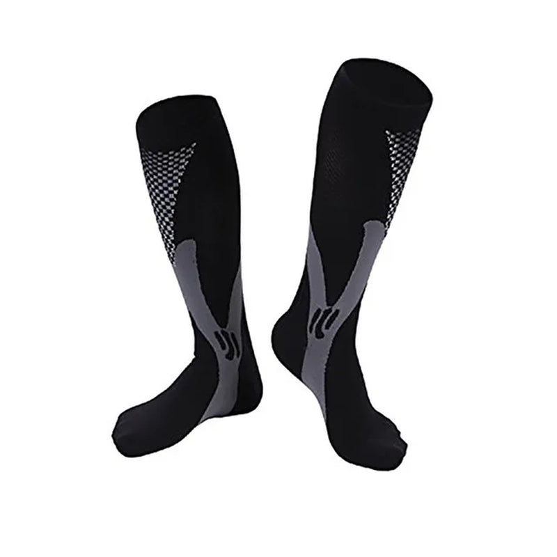 Men Women Compression Running Gym Socks Knee High Support Stockings Breathable Cycling Sports Socks for Socer Basketball Sport