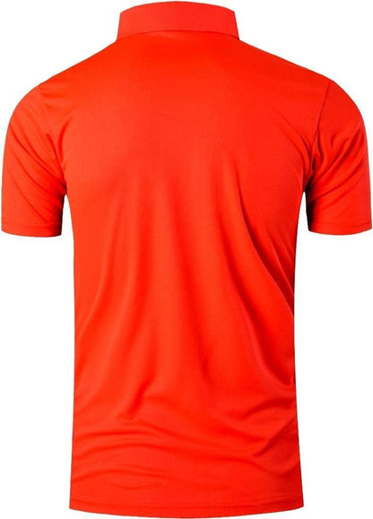 Men'S Sport Outdoor Quick Dry Short Sleeves Polo Tee T-Shirt Tops LSL195