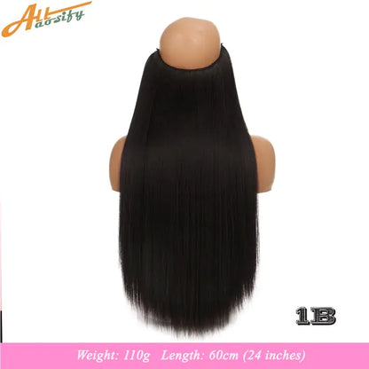 Synthetic No Clip Artificial Hair