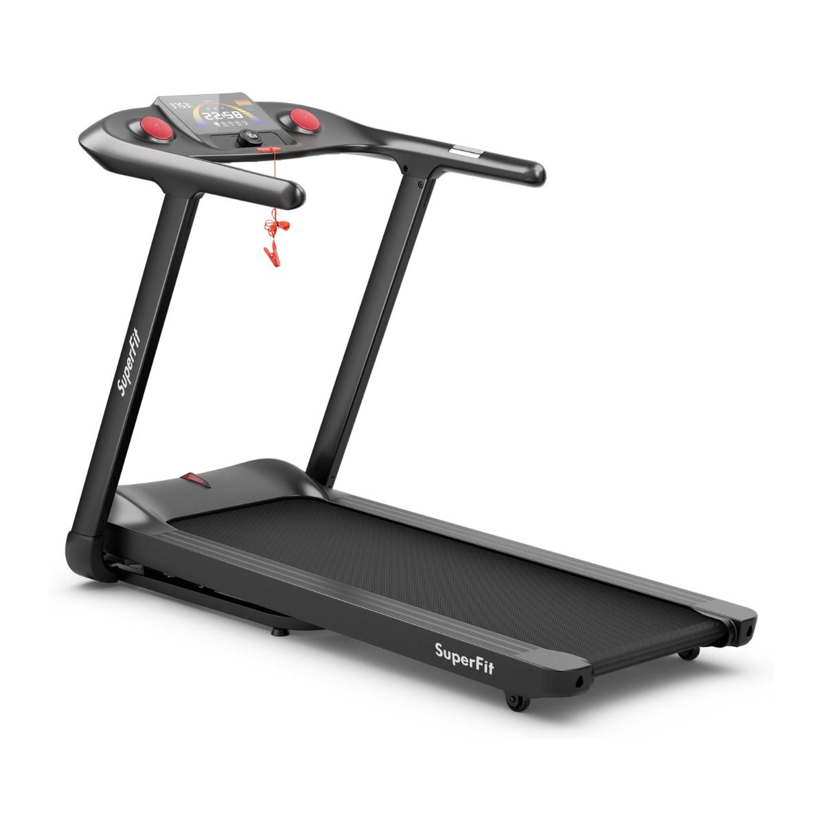 4.75HP Folding Treadmill with Voice Control & 20 Preset Programs & Auto Incline