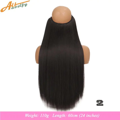 Synthetic No Clip Artificial Hair